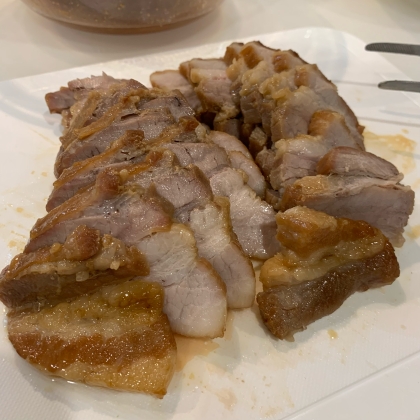 レンジで簡単☆豚バラブロックはちみつチャーシュー