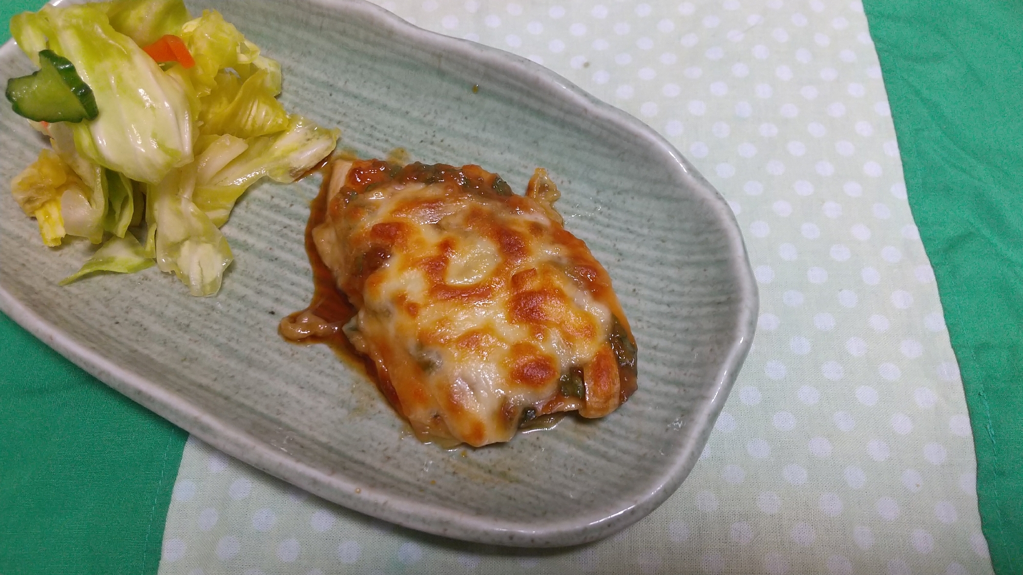 メカジキの味噌チーズ焼き