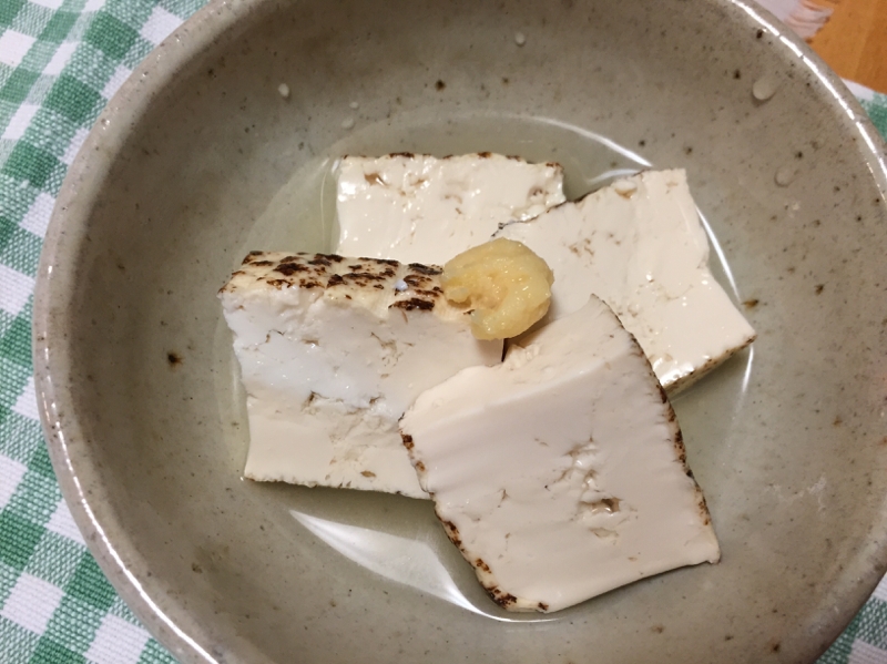 焼き豆腐の冷やし煮しめ