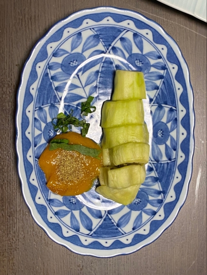 蒸しなすのみそだれ添え【和食・副菜】#ナス