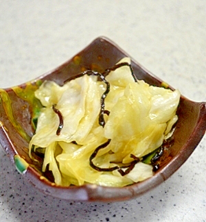 キャベツと塩こんぶの漬物 レシピ 作り方 By 小太郎1114 楽天レシピ