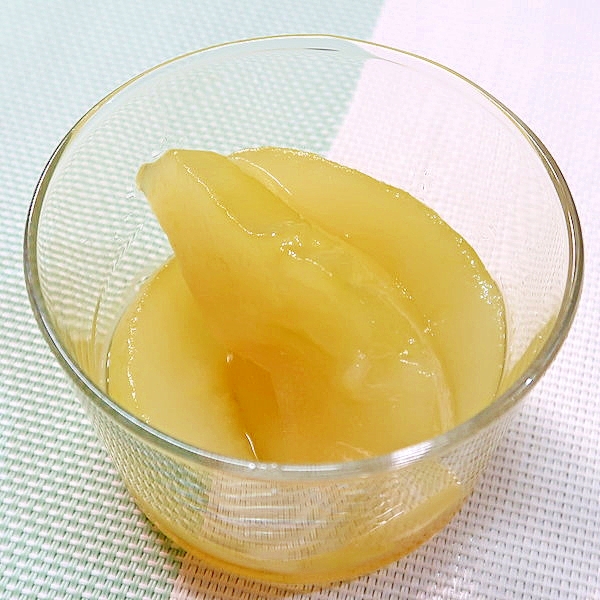 洋梨(ラ・フランス)のコンポート☆香り高く