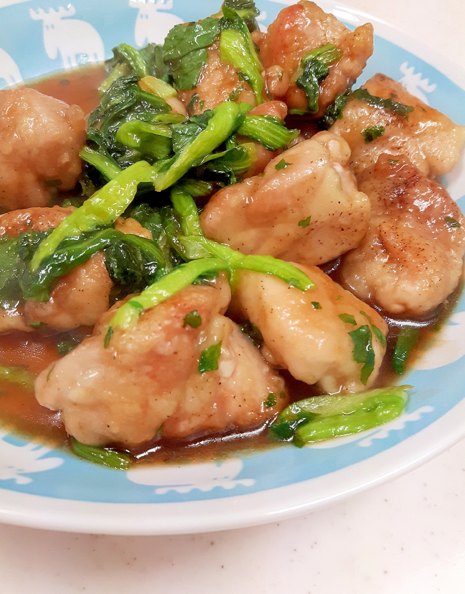 子供が喜ぶ 鶏もも肉と小松菜の甘辛炒め レシピ 作り方 By Acchan66 楽天レシピ 子供が喜ぶ 鶏もも肉と小松菜の甘辛炒め レシピ 作り方 By Acchan66 楽天レシピ