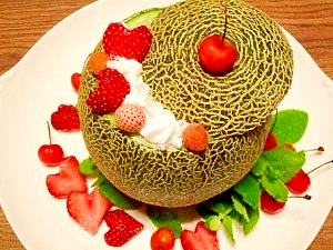 丸ごと メロンケーキ レシピ 作り方 By ブルーボリジ 楽天レシピ 丸ごと メロンケーキ レシピ 作り方 By ブルーボリジ 楽天レシピ