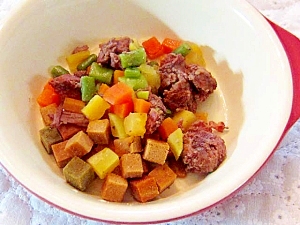さつまいもで肉じゃが風 ドッグフード 愛犬用ごはん レシピ 作り方 By 楽天出店店舗 ペッツビレッジクロス Petgoods 楽天レシピ さつまいもで肉じゃが風 ドッグフード 愛犬用ごはん レシピ 作り方 By 楽天出店店舗 ペッツビレッジクロス Petgoods 楽天レシピ