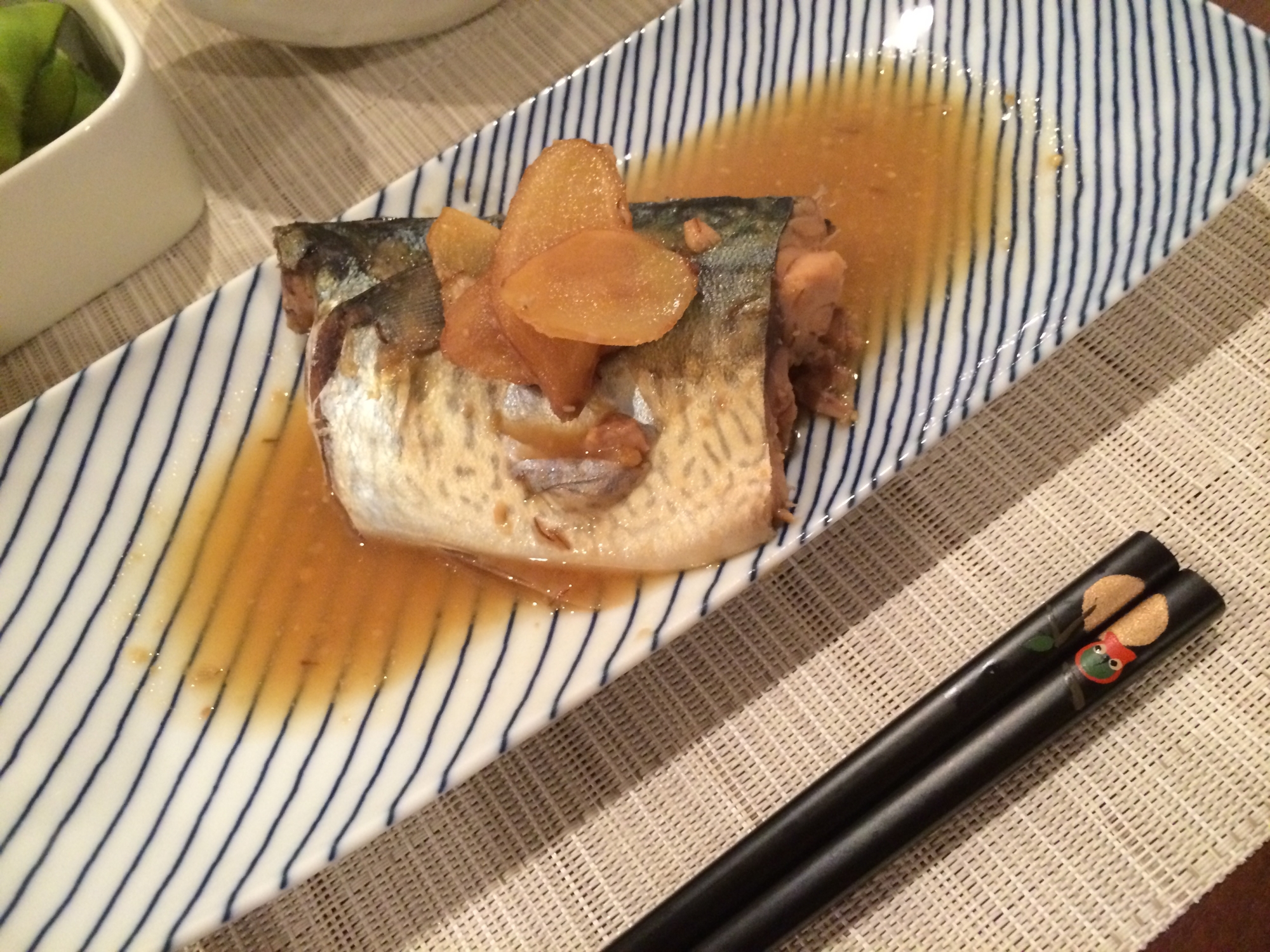 あっさり味のサバみそ