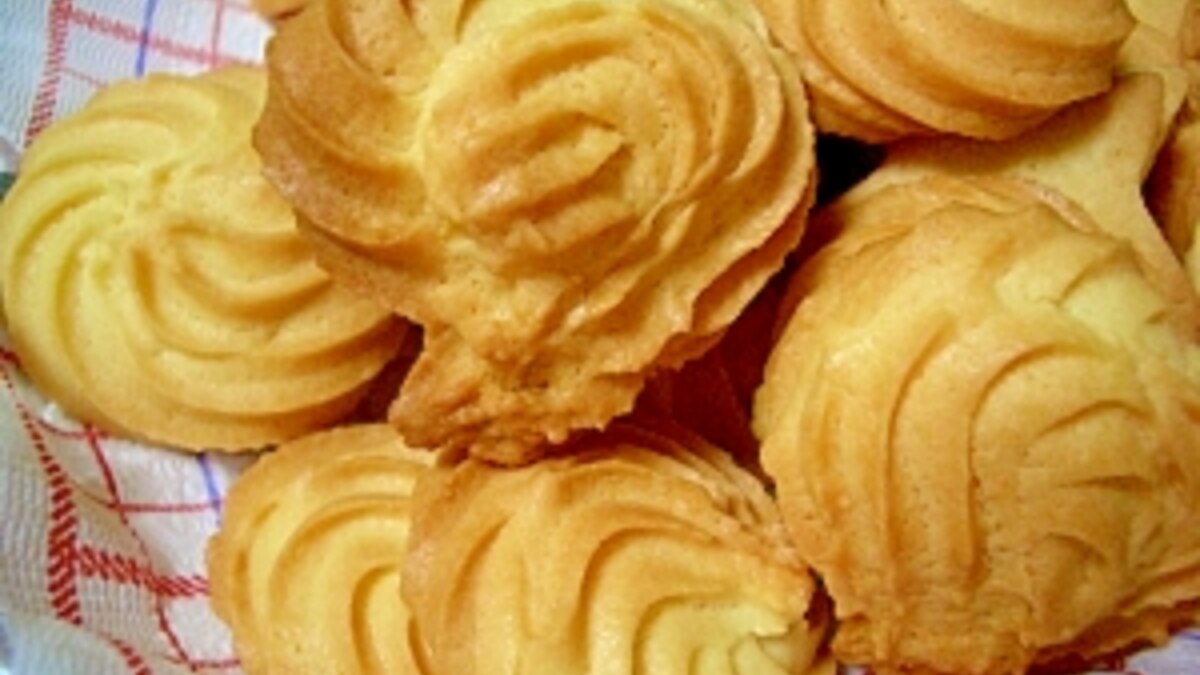 ねかせ不用 絞り出しクッキー 全卵使用 レシピ 作り方 By Huhuhu13 楽天レシピ ねかせ不用 絞り出しクッキー 全卵使用 レシピ 作り方 By Huhuhu13 楽天レシピ