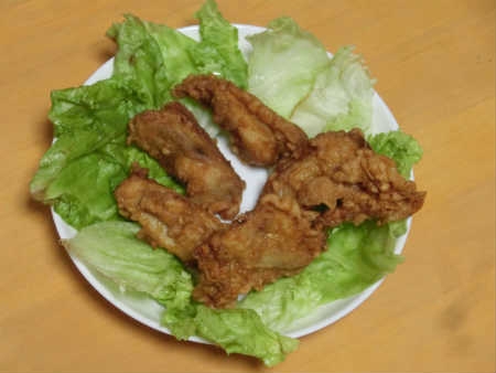 鶏胸肉でやわらかからあげ！