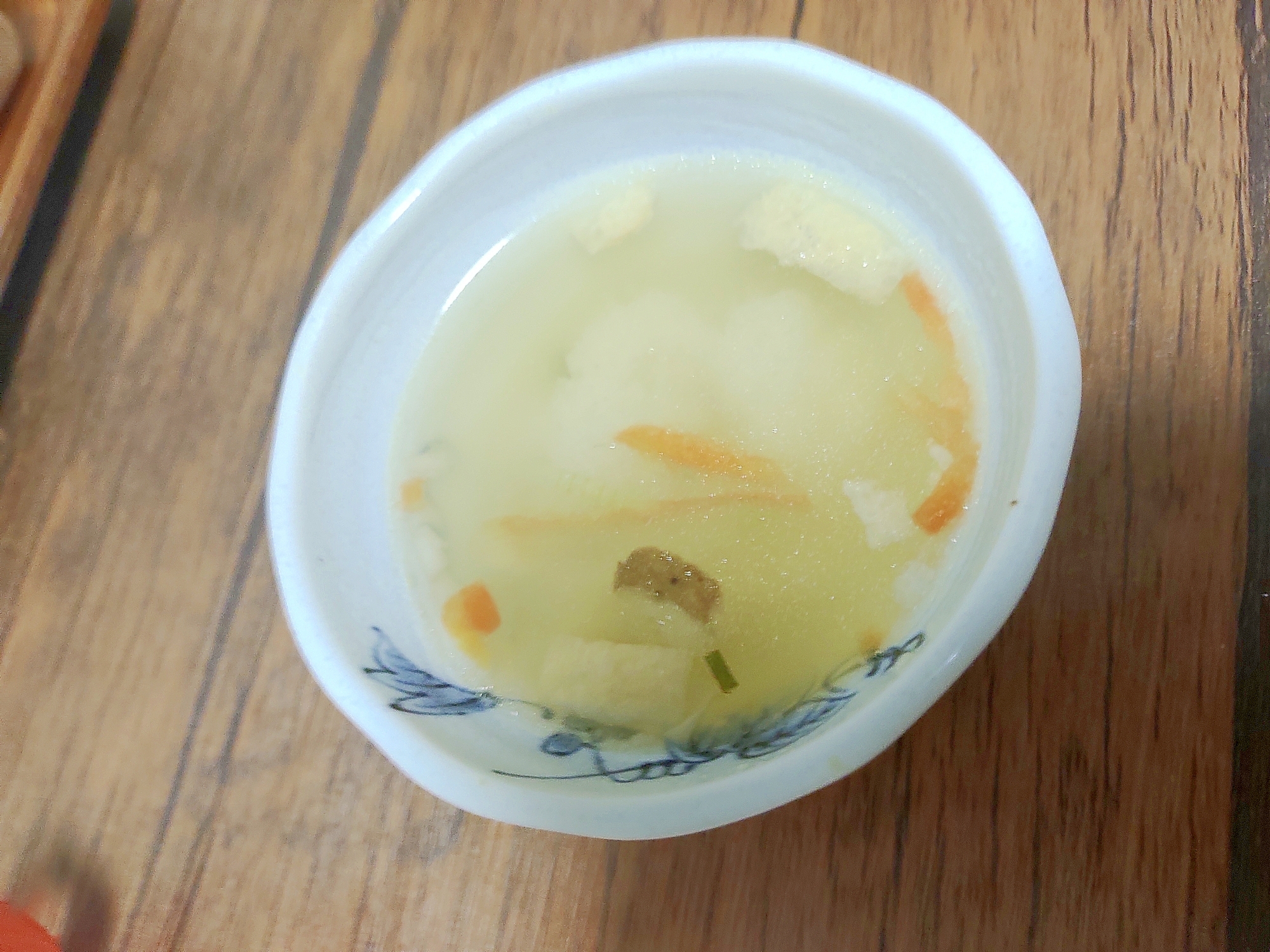 幼児食　野菜の味噌汁