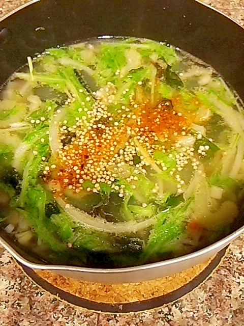 お野菜増し増し生姜コンソメスープ