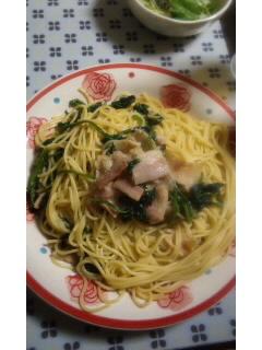 ベーコンとほうれん草のパスタ レシピ 作り方 By そらりん0634 楽天レシピ