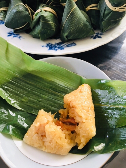 炊飯器でもちもち♡豚角煮入りのちまき