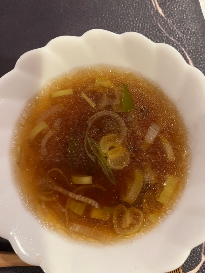 とても　美味しい中華スープで、美味しかったです。