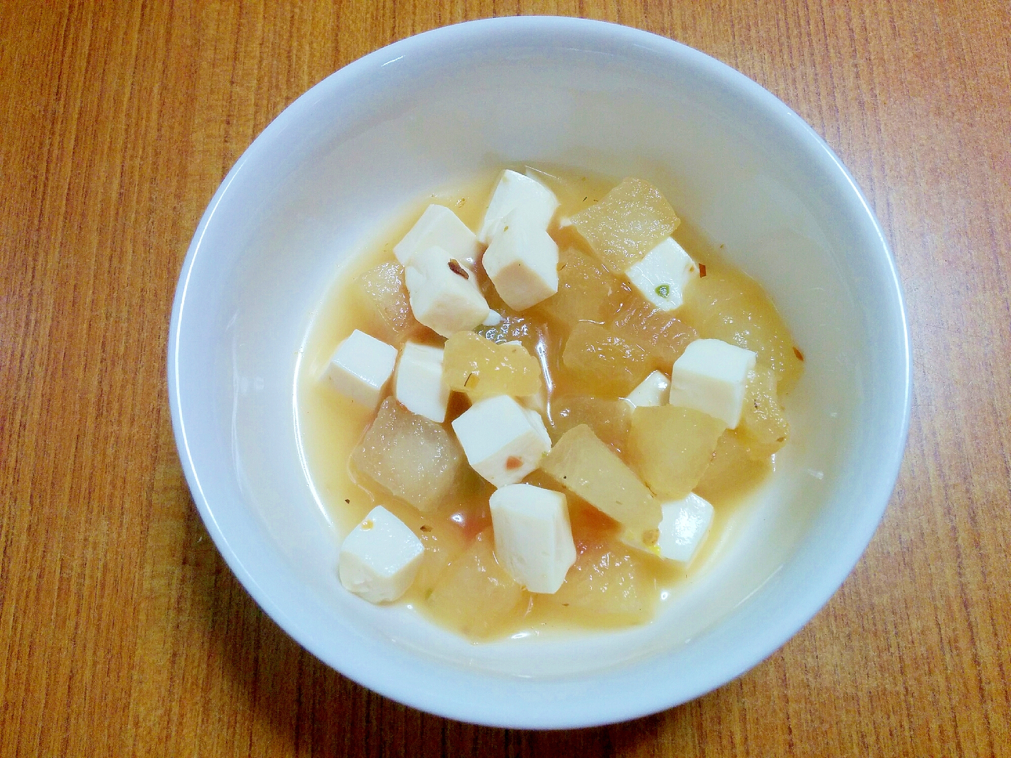【離乳食】冬瓜とお豆腐のお味噌汁