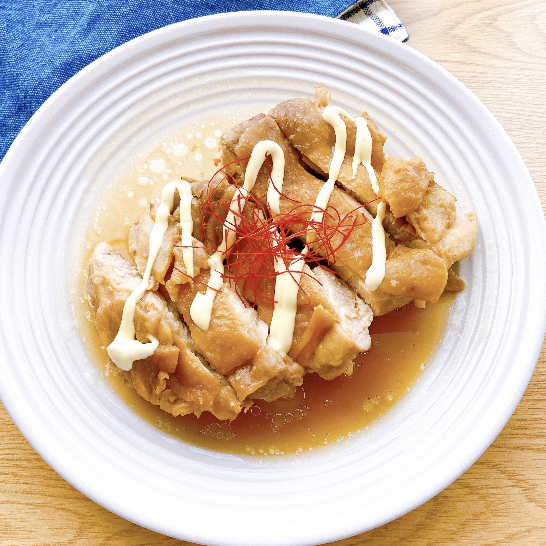 レンジで6分!柔らか甘酢チキン