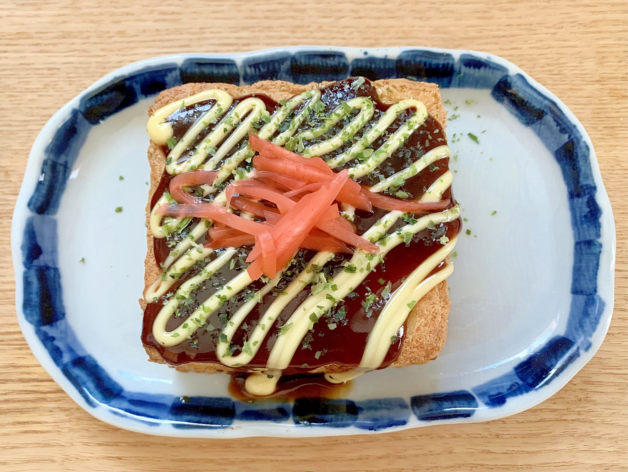 お好み焼き風厚揚げ