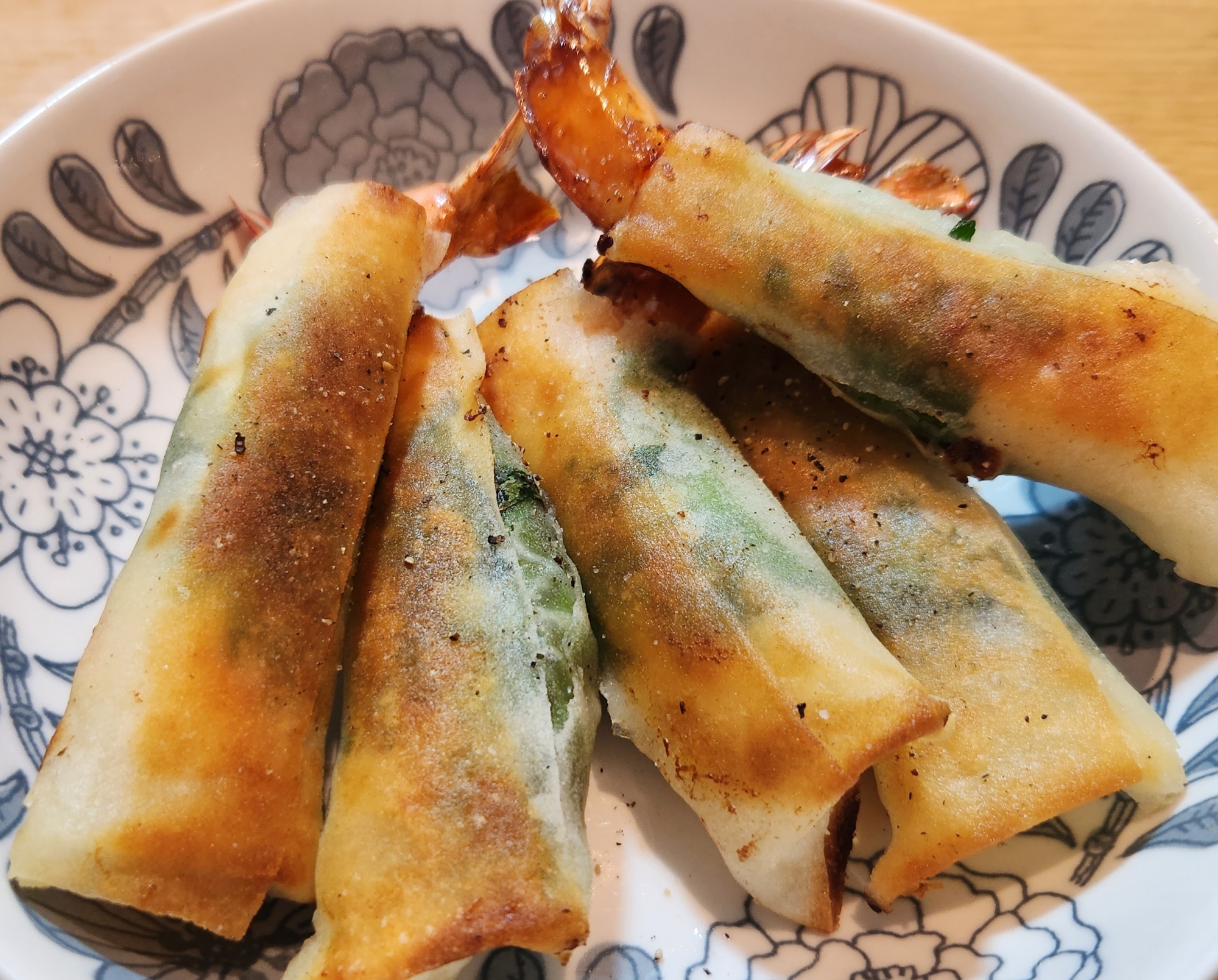 えび丸ごと☆焼き春巻き