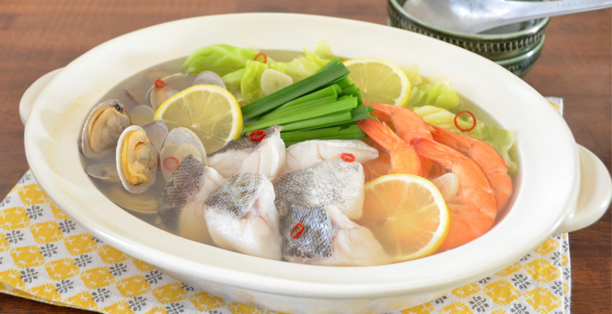 たらのエスニックレモン鍋