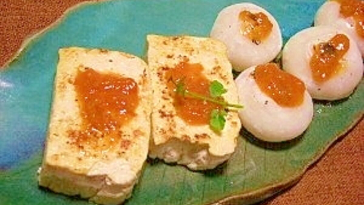 玉ねぎ氷とコチュジャン入りの味噌de豆腐田楽 レシピ 作り方 By ブルーボリジ 楽天レシピ 玉ねぎ氷とコチュジャン入りの味噌de豆腐田楽 レシピ 作り方 By ブルーボリジ 楽天レシピ