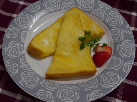 食べ方自在!はちみつフレンチトースト♪