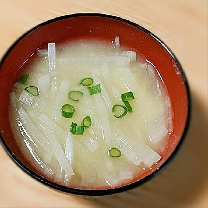 大根とネギのお味噌汁