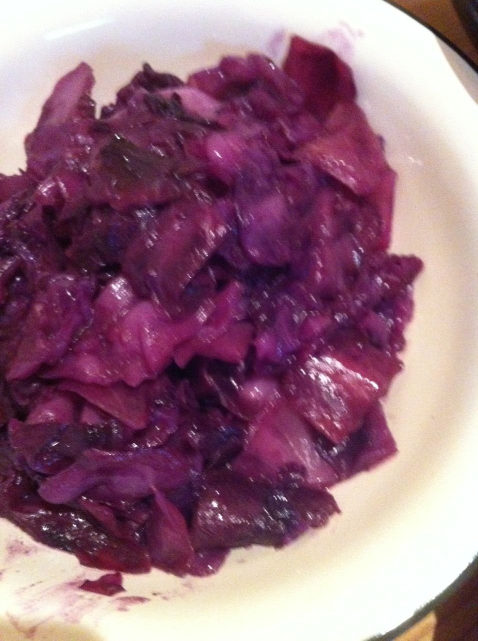 紫キャベツの赤ワイン煮