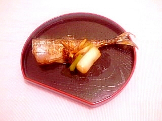 秋刀魚の醤油焼き