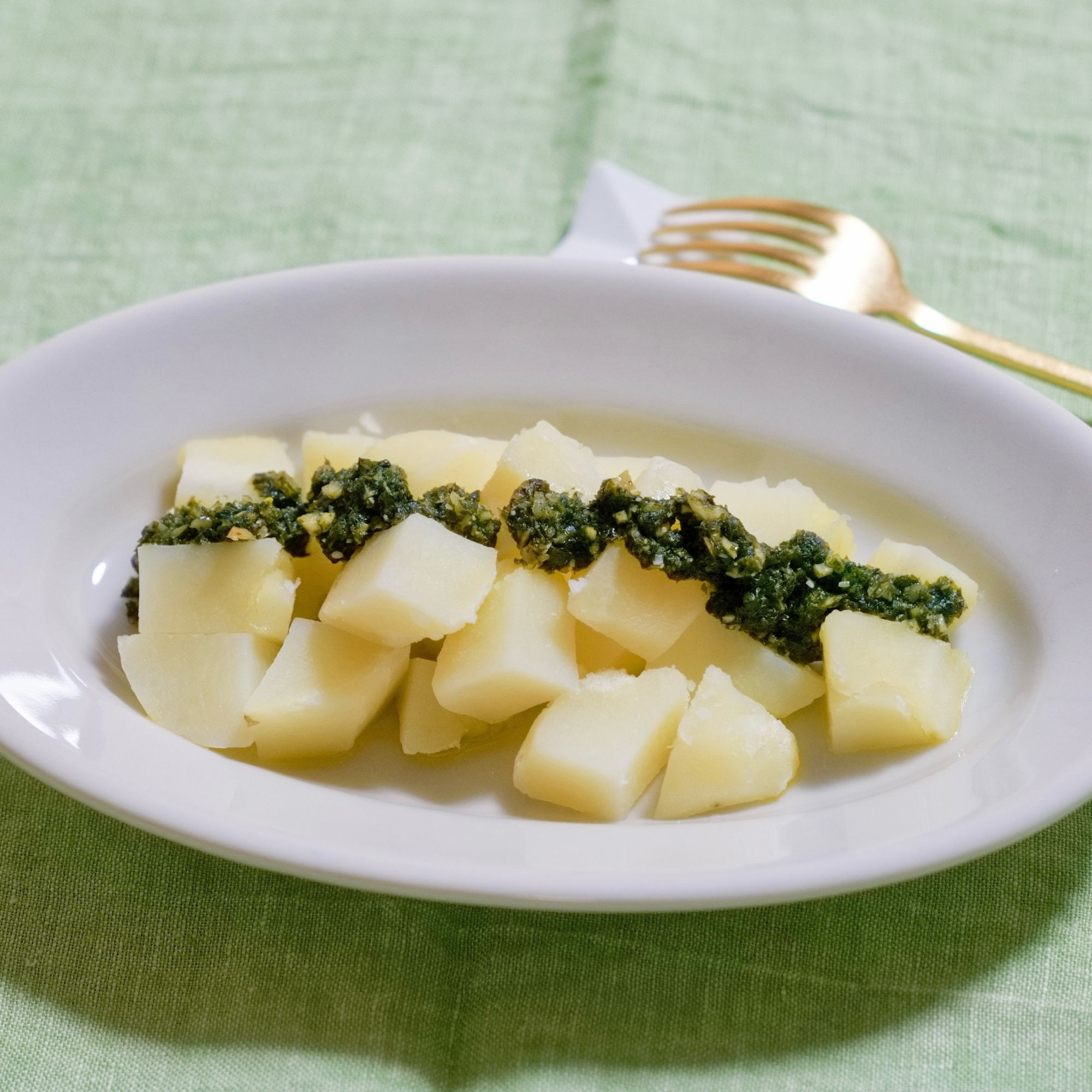 じゃがいもの青じそジェノベーゼ【洋食・副菜】