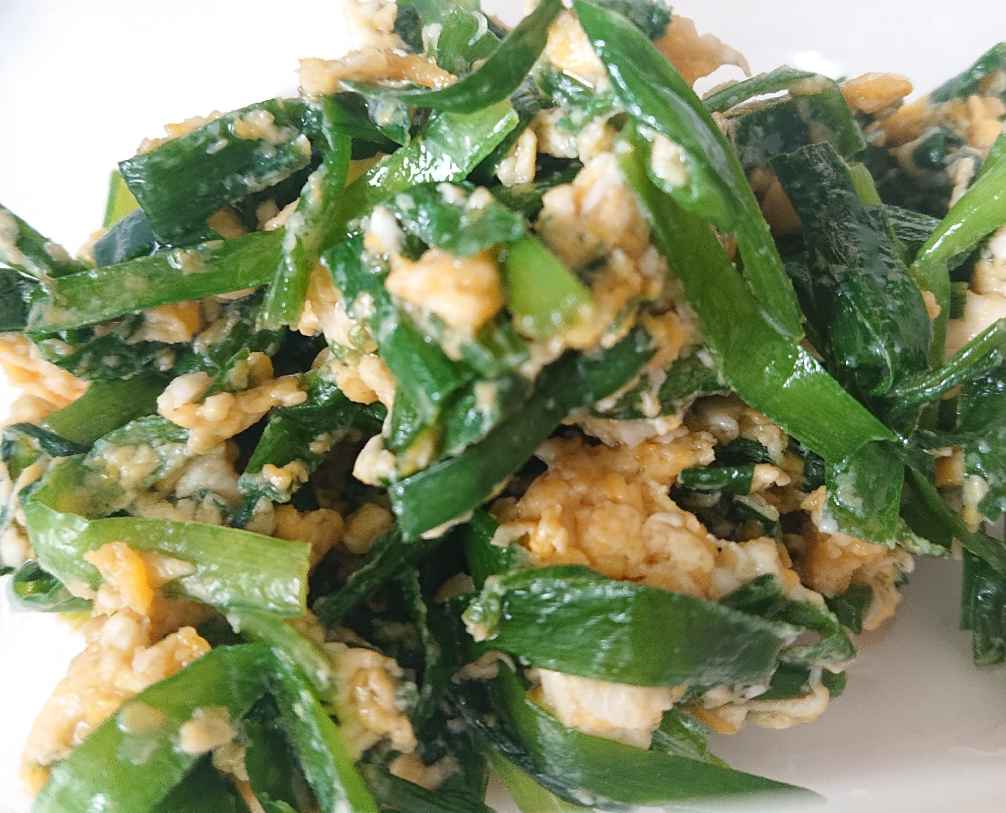 超~簡単!5分で完成!ニラ玉