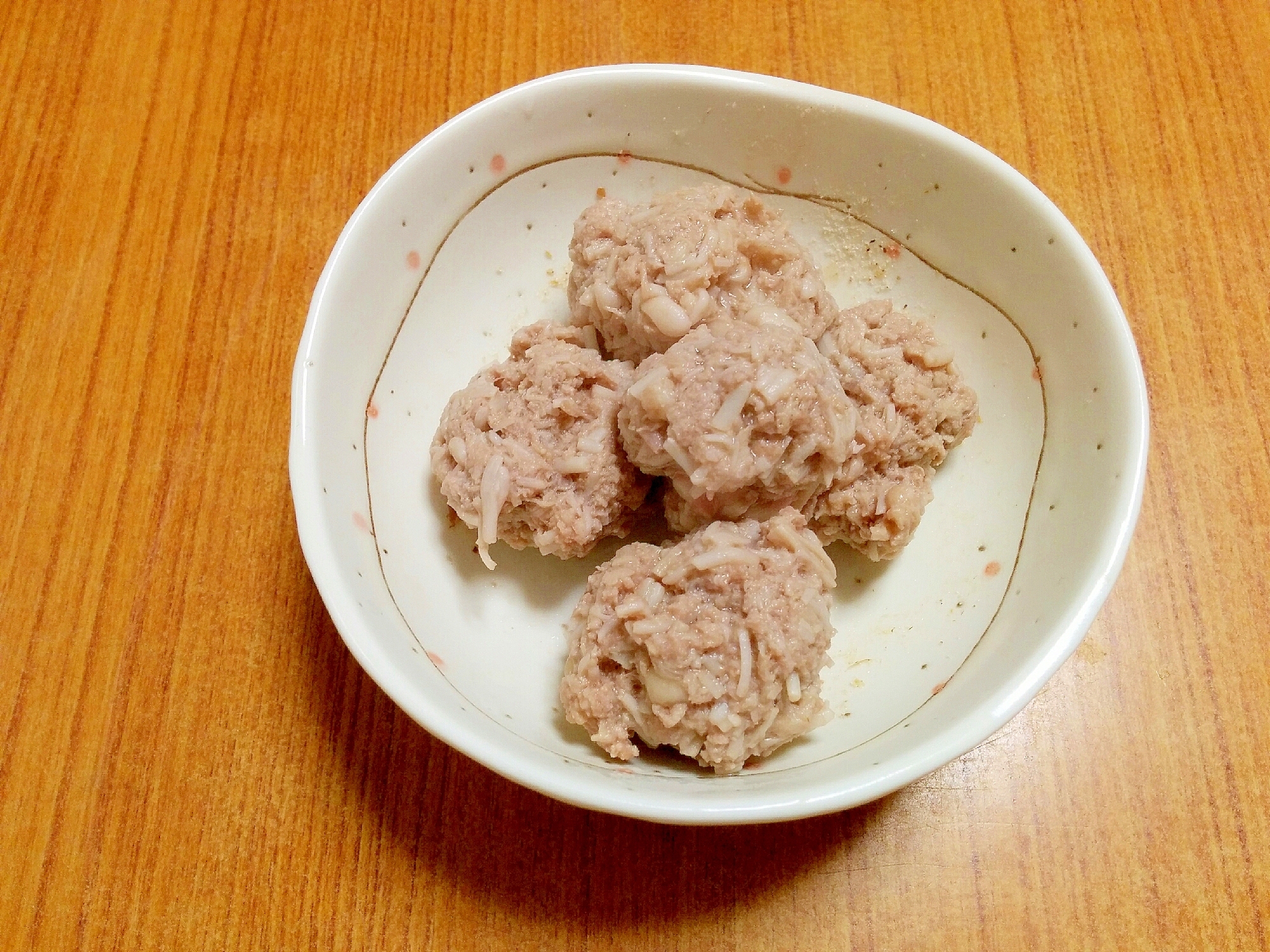 きのこ肉団子