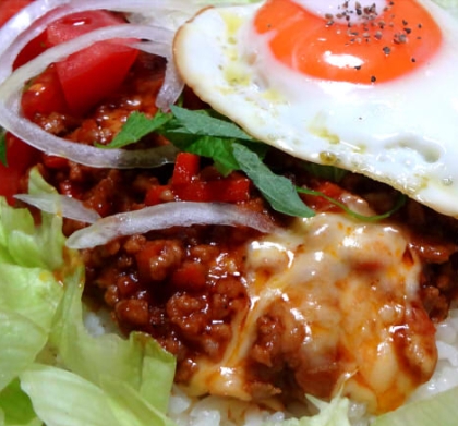 〜チリパウダー無しのタコライス用のひき肉〜