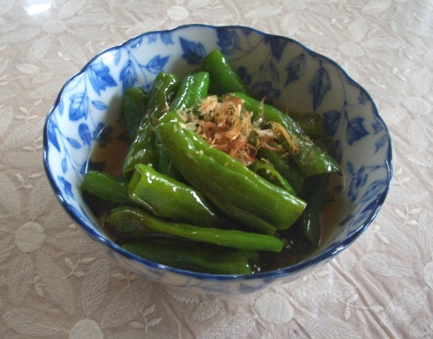 暑い夏に食べたくなる！ししとうのおひたし