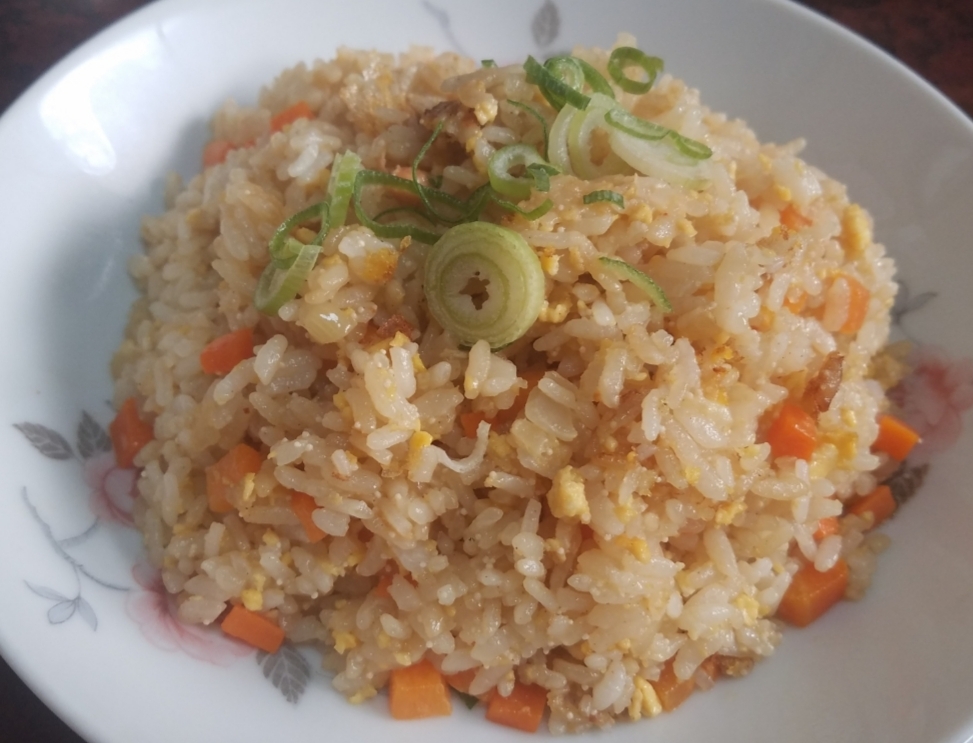 明太子の玉子しょうゆ炒飯