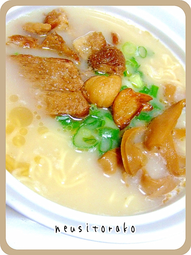 揚げにんにく♡ラーメン