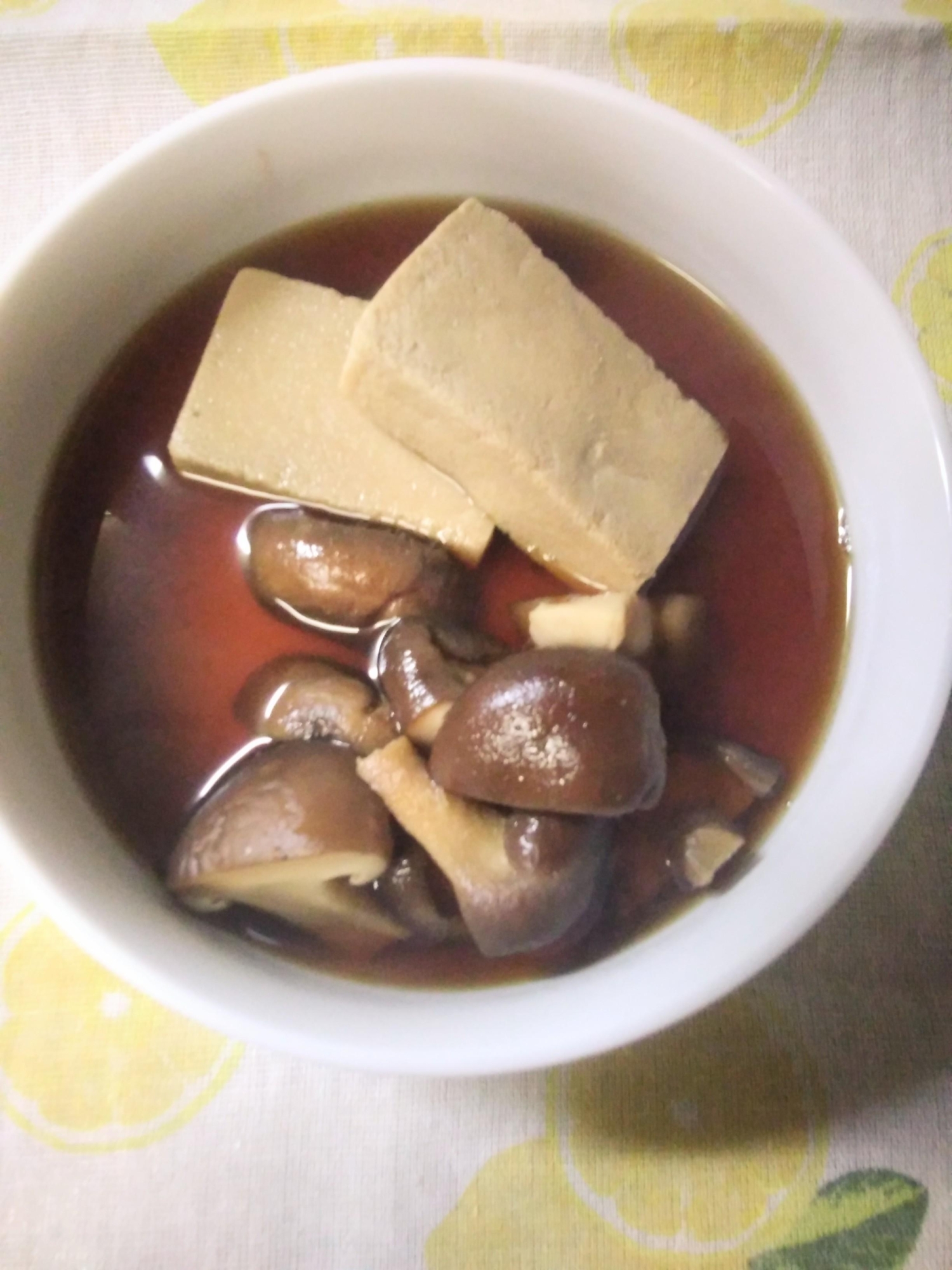 しいたけ　椎茸と高野豆腐の旨煮