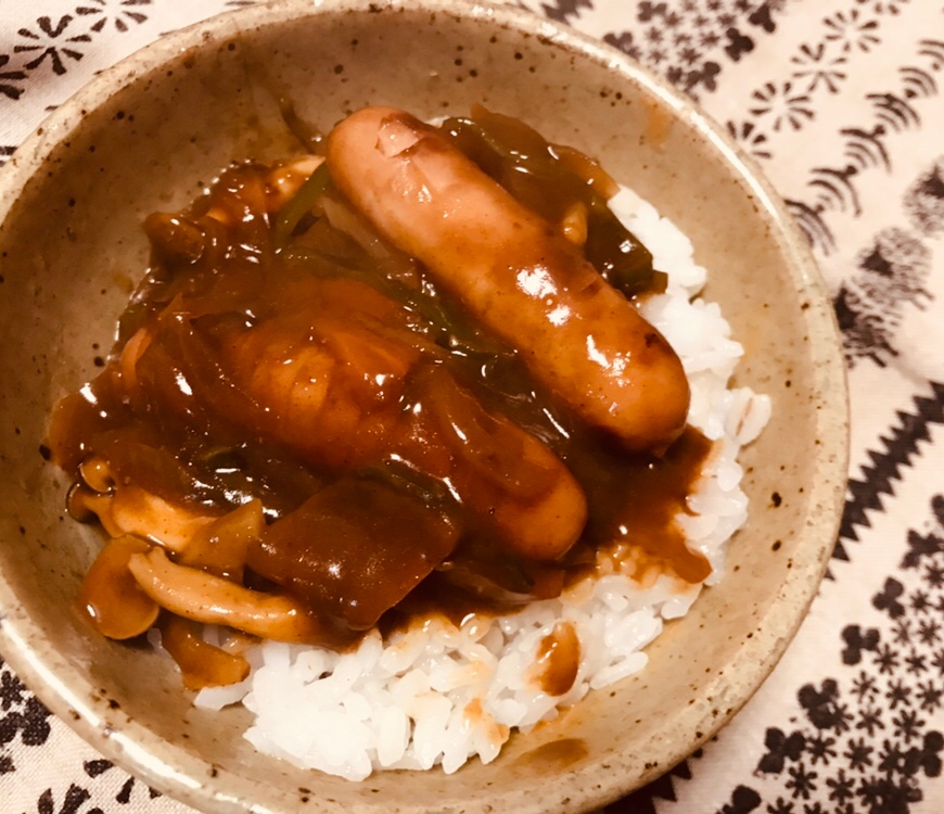 ごろっとウインナーのカレー