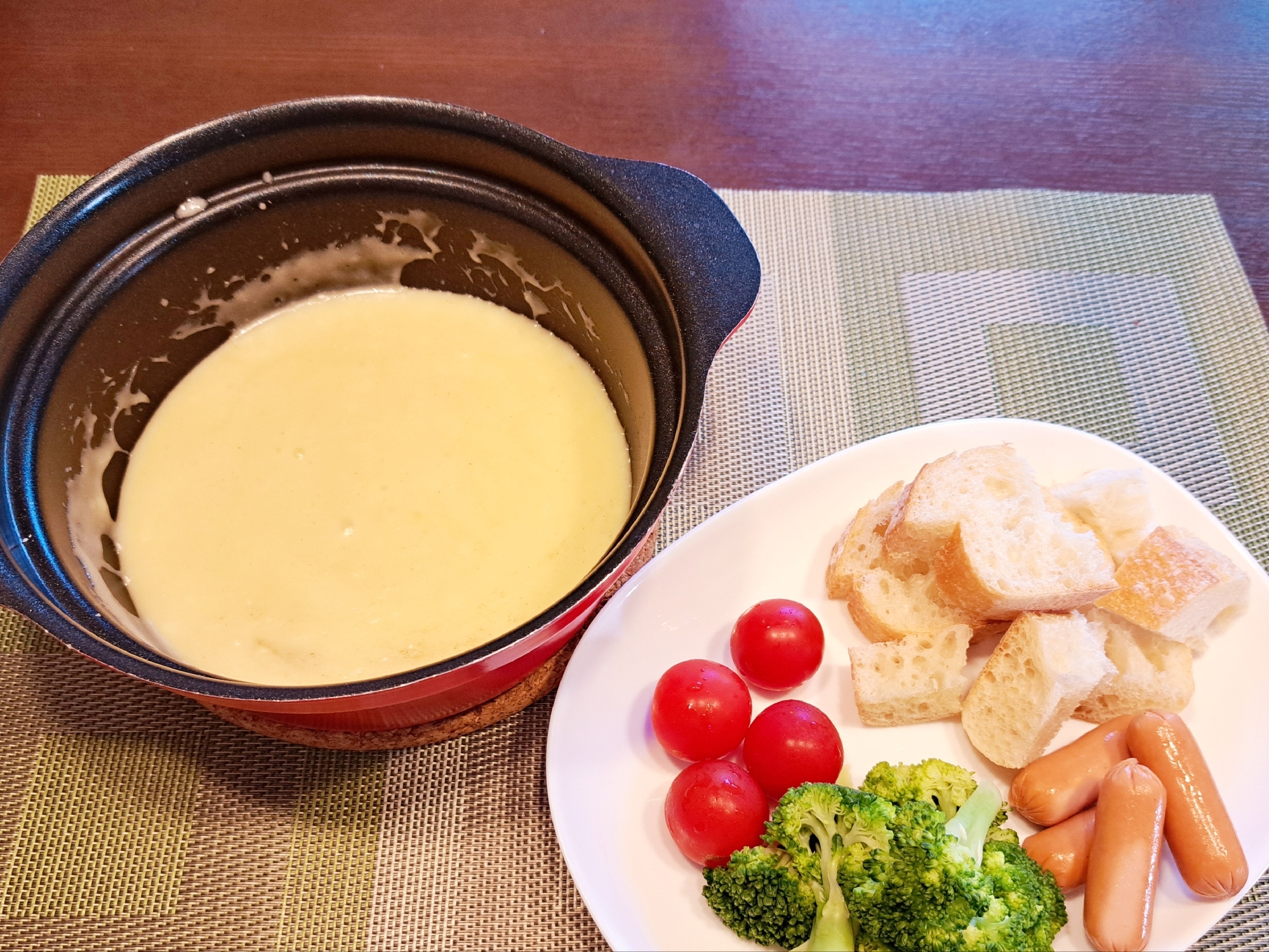 クリスマスに⭐お家で簡単!チーズフォンデュ