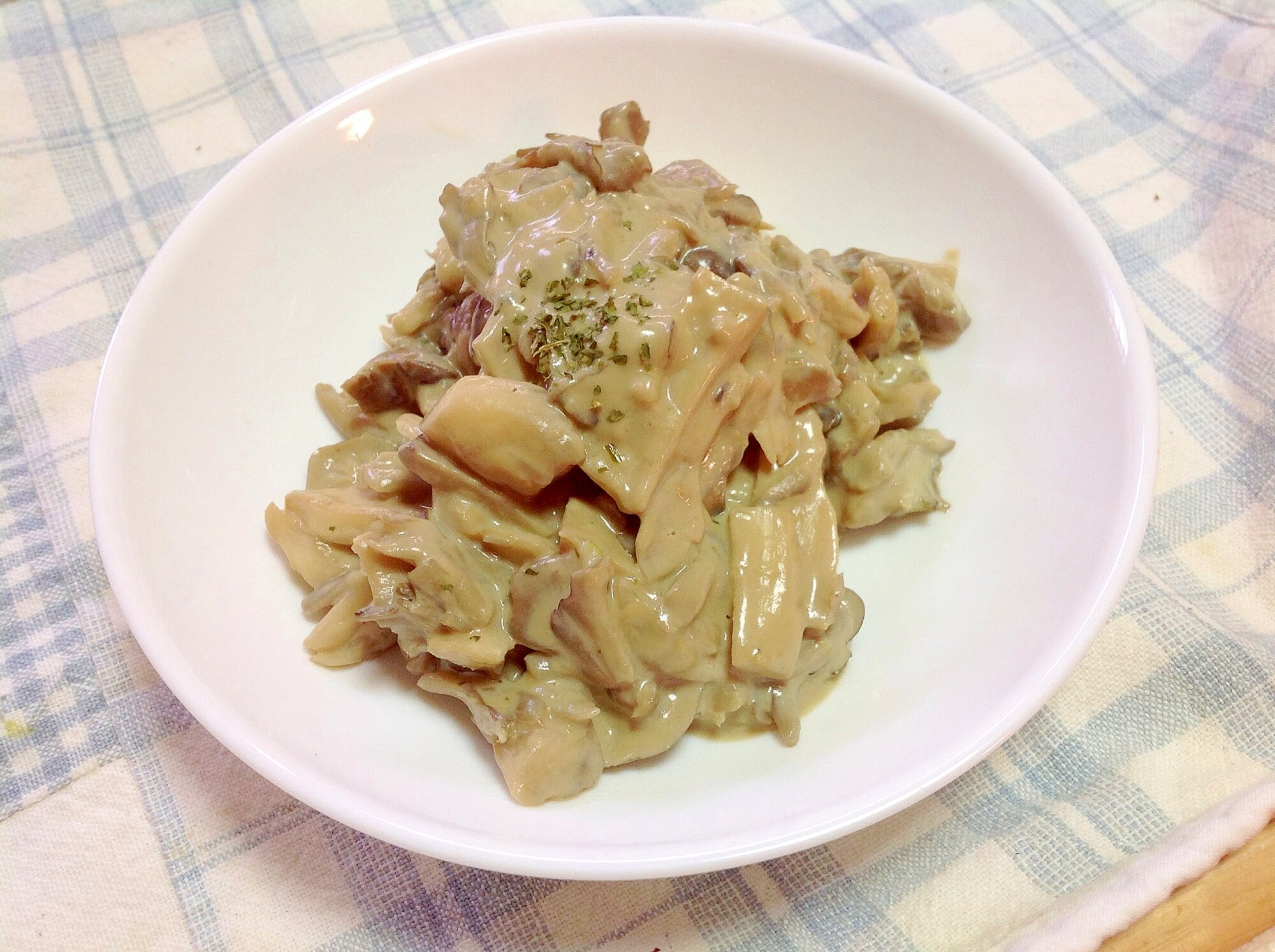 きのこのカルボナーラ風 レシピ 作り方 By Simakis 楽天レシピ