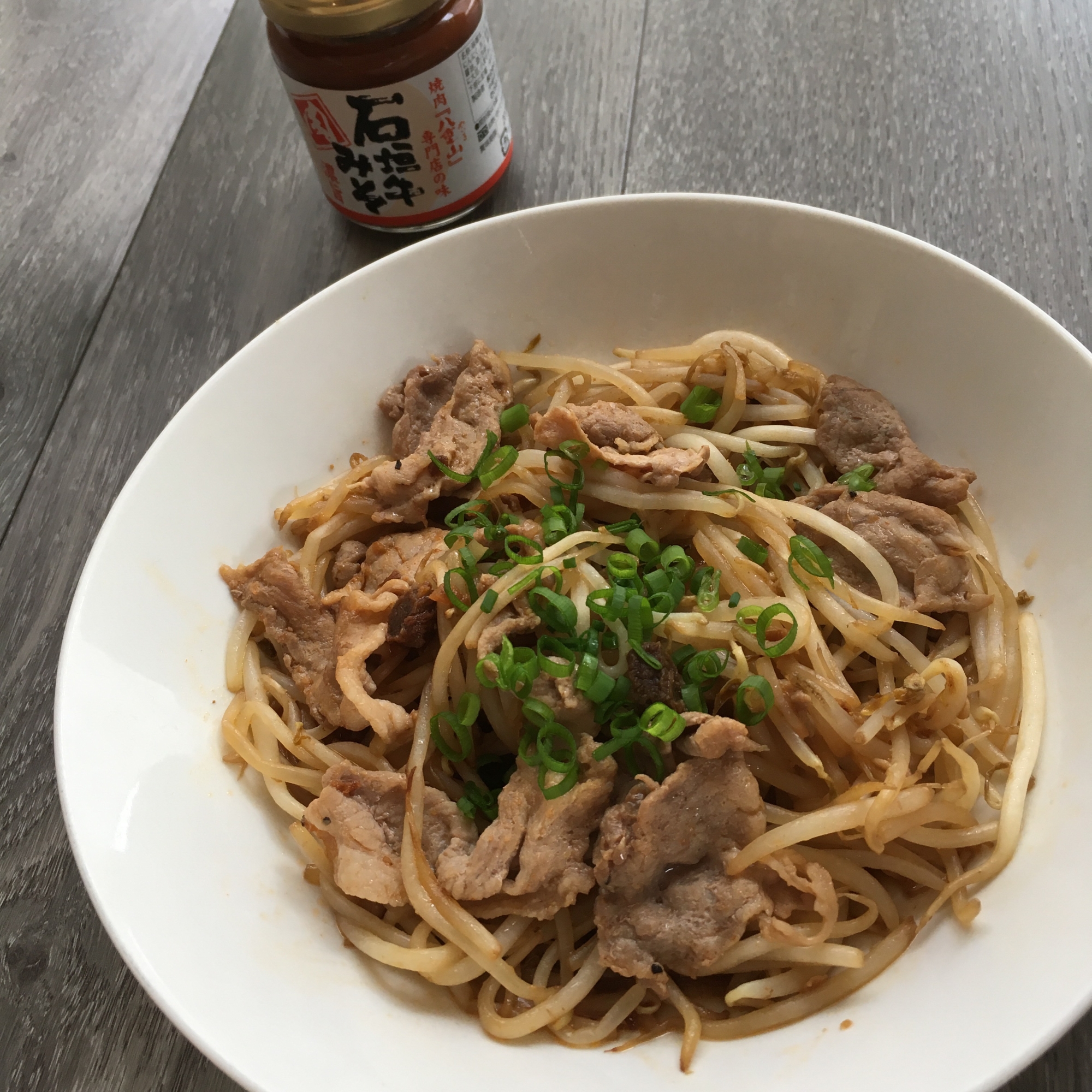 豚もやしの石垣牛肉みそ炒め♪