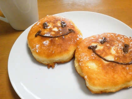 ふわふわでとっても美味しかったです♪
主人の休日にみんなで食べました。