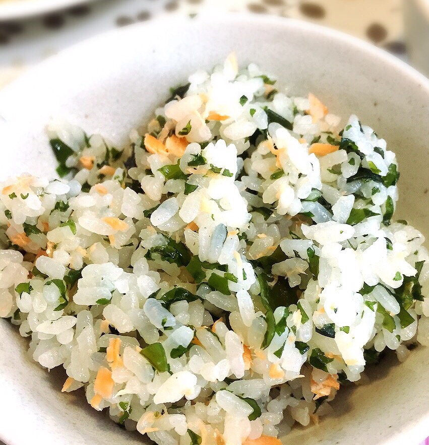 給食のあの味!鮭入りわかめご飯?