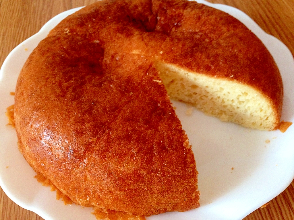 小麦粉を使って♪炊飯器でパンケーキ☆