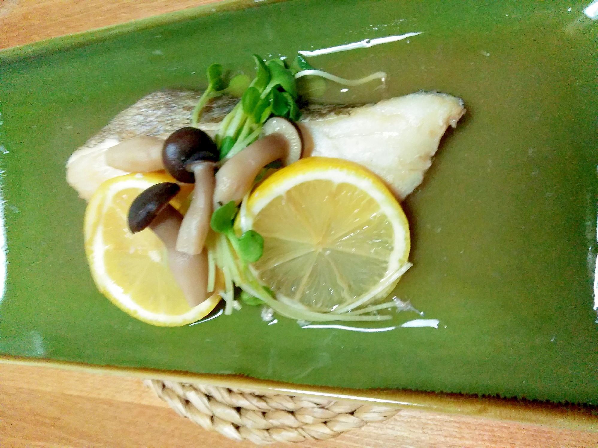 鱈のレモン煮