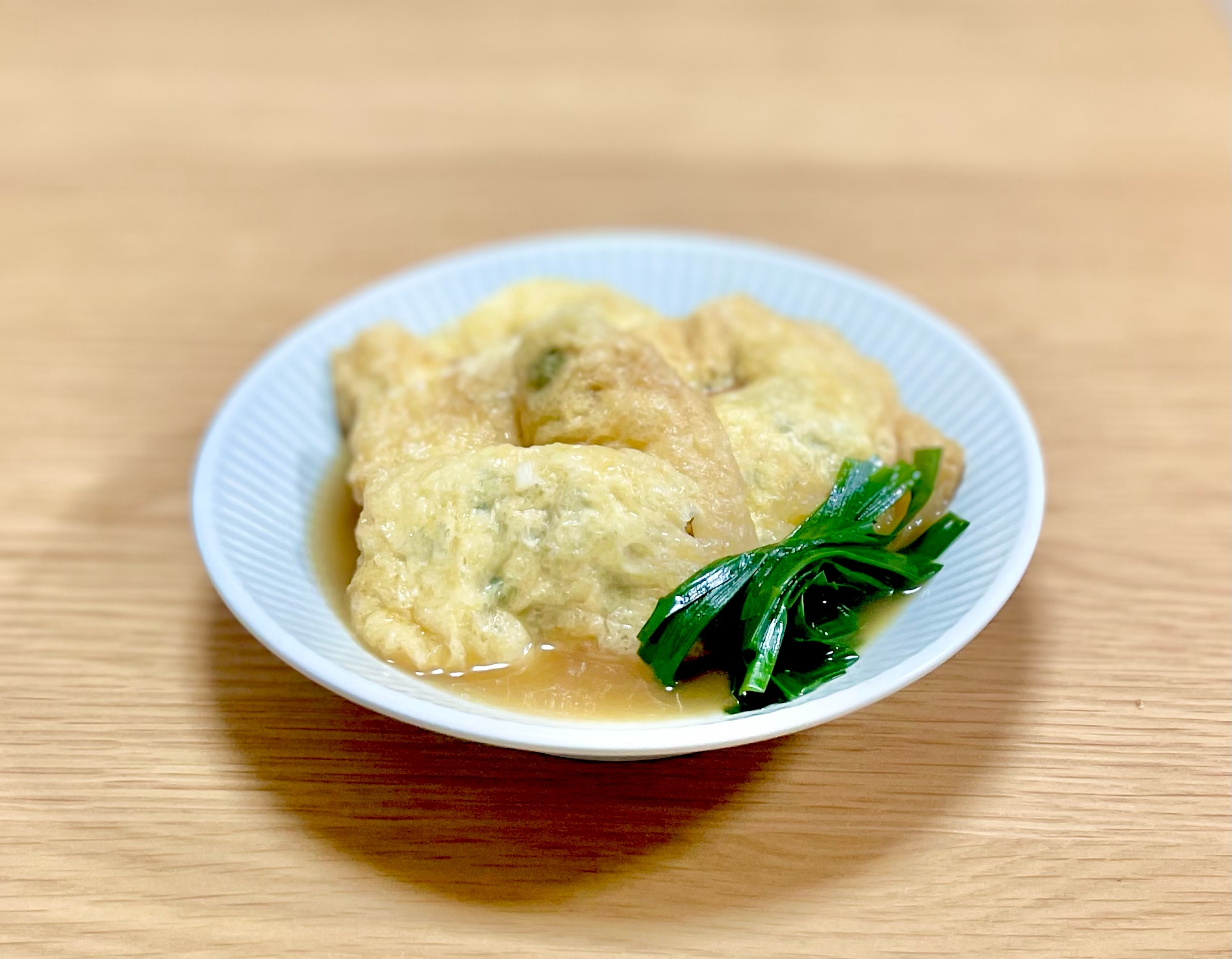 にらとひき肉の巾着包み