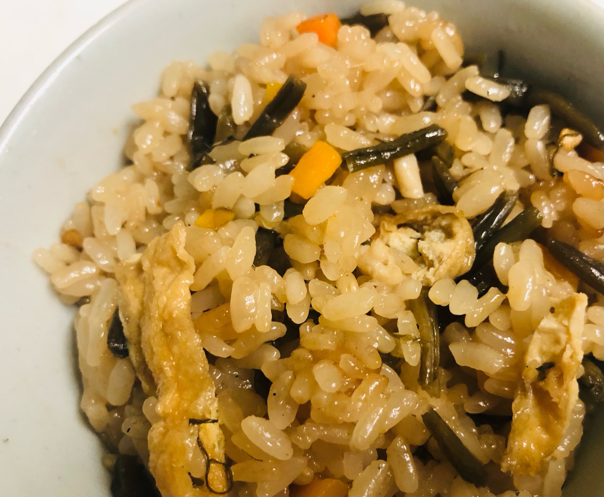 さつまいものつるのおこわ