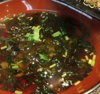 わかめととろろ昆布のにゅうめん
