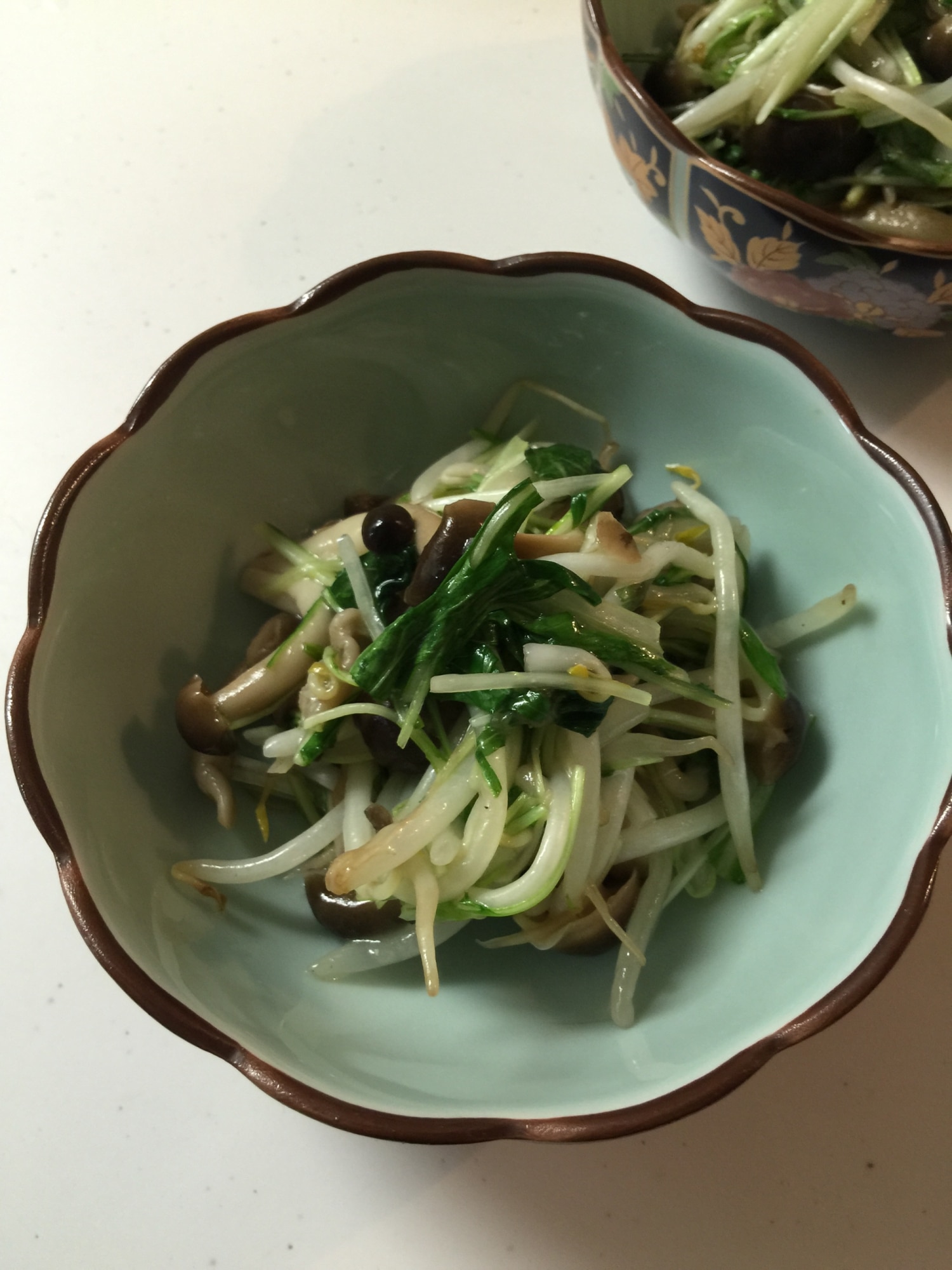 水菜&もやし&しめじの中華炒め レシピ・作り方 by maoronmama - 楽天レシピ