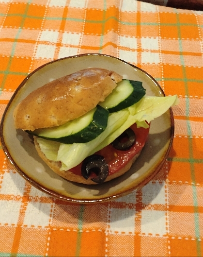 ミックス野菜のチーズ入りサンド