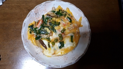 ねぎがなかったので、ニラで作ってみましたが、甘めのあんが良くあってとっても美味しかったです(*^-^)