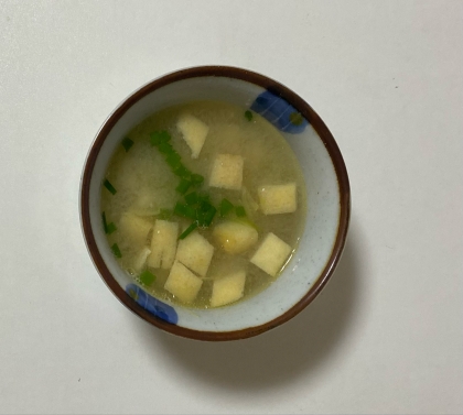 小松菜と小ねぎのお味噌汁